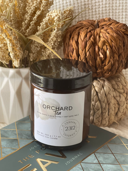 Orchard Tea | Luxury Coconut Wax Candle | 8 oz