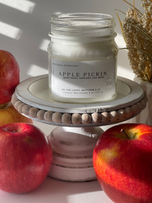 Apple Pickin | Gourmand Coconut Wax Candle | 8 oz