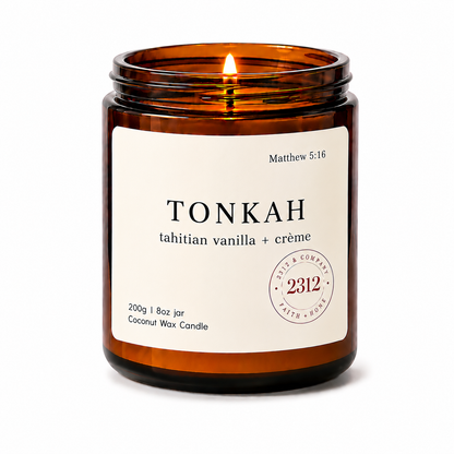 TONKAH | Tahitian Vanilla & Crème Coconut Wax Candle