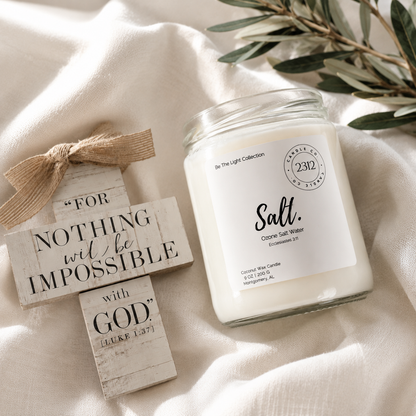 SALT | ORCHID, JASMINE, & OZONE LUXURY COCONUT WAX CANDLE