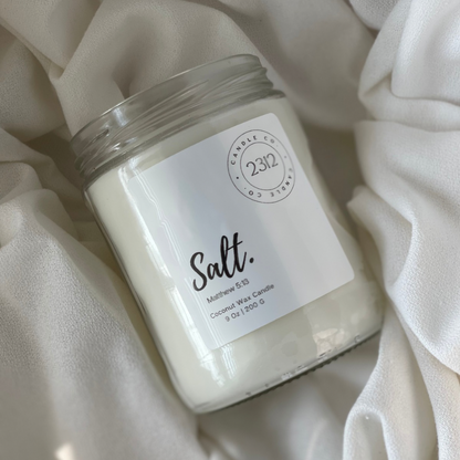 SALT | ORCHID, JASMINE, & OZONE LUXURY COCONUT WAX CANDLE