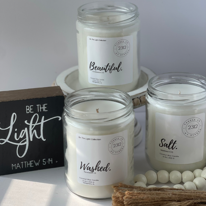 SALT | ORCHID, JASMINE, & OZONE LUXURY COCONUT WAX CANDLE