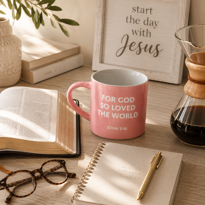 For God So Loved the World | John 3:16 Christian Coffee Mug