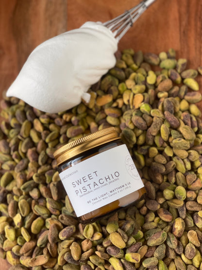 SWEET PISTACHIO | Marshmallow, Sweet Cream, & Pistachio Coconut Wax Candle