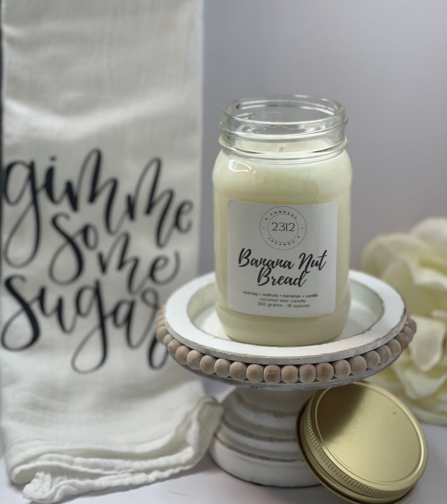 Banana Nut Bread Candle | Luxury Coconut Wax Candle | 16 oz