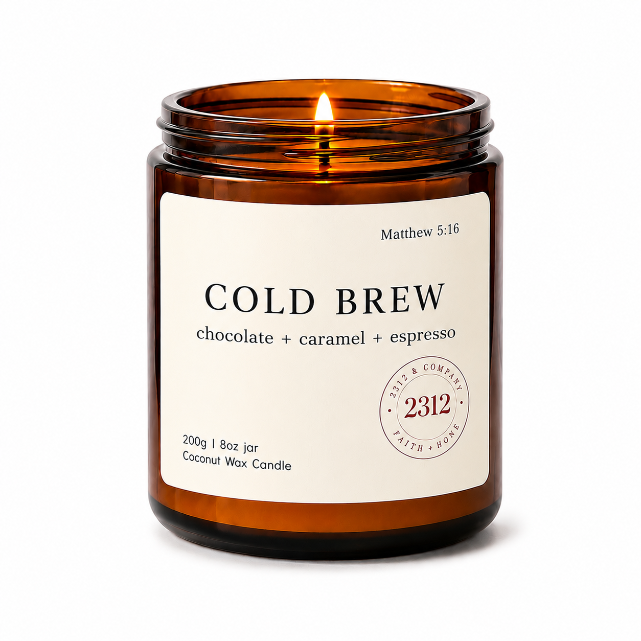 COLD BREW | Chocolate, Caramel, & Espresso Coconut Wax Candle