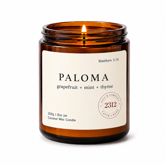 PALOMA | Grapefruit, Mint, & Thyme Coconut Wax Candle